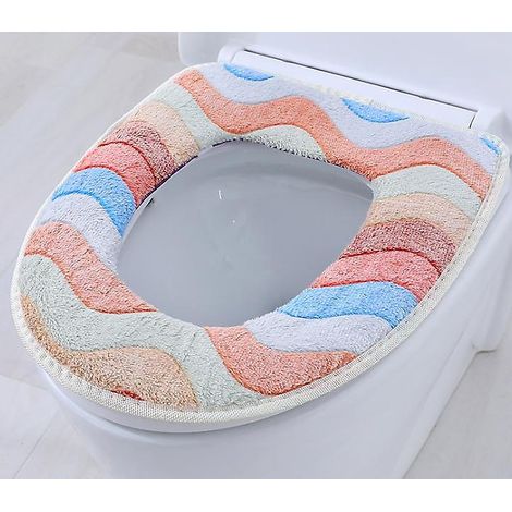 (caf)coussin De Sige De Toilette De Qualit Suprieure Avec Sige De Toilette Paissi Doux En Velcro Lavable Et Rutilisable (1/3)