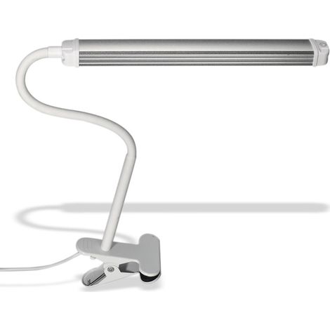 Lámpara de escritorio con clip para tatuajes, manicura, lectura, belleza y maquillaje lámpara de mesa con protección ocular, luz LED flexible, alimentación USB. (1/5)