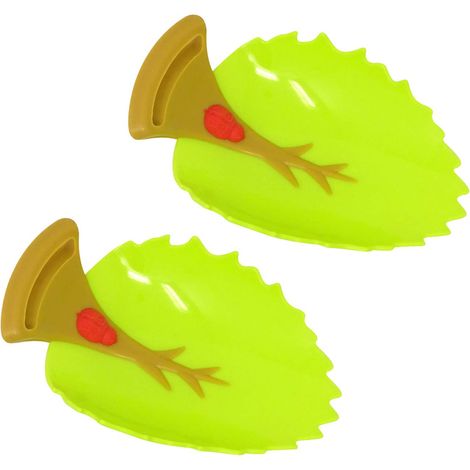 Rallonge de robinet en forme de feuille en 2 pièces, rallonge de poignée d'évier, solution de lavage des mains sûre et amusante pour les enfants, style : style3  (1/5)