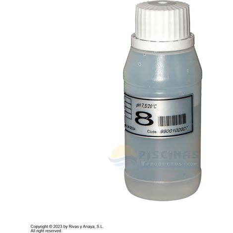 Solución tampón pH 7,5 ( 70 mL ) para Electrolisis Tri pH, Tri Pro, pH Link y Dual Link de Zodiac