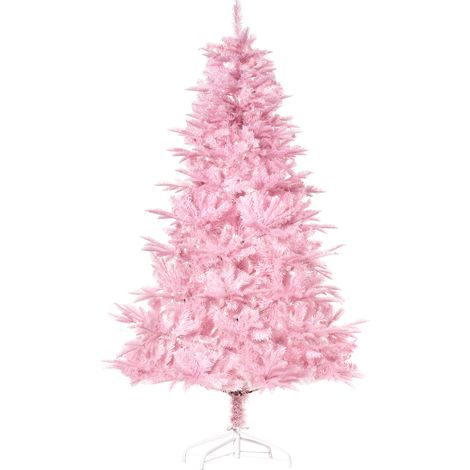 HOMCOM Artificial Christmas Tree w/ Automatic Open for Home Party 6FT (1/5)