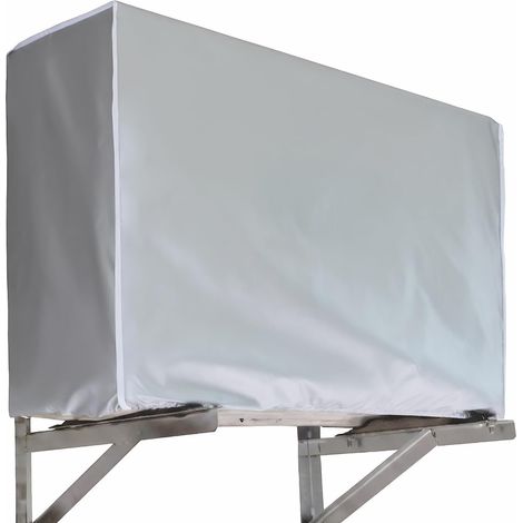 Housse de Climatiseur Protection Extérieure, Couvercle de Climatiseur Extérieur, Housse de Climatiseur Extérieur Résistante aux Intempéries, Anti Poussière Anti Neige Au Soleil, (86 x 35 x 60 cm) (1/5)