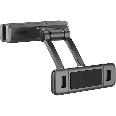 Tablet-Halterung fürs Auto, Kopfstützenhalterung, drehbare Handyhalterung für die Rückbank – 19,5 x 16,5 cm – Schwarz (1/4)