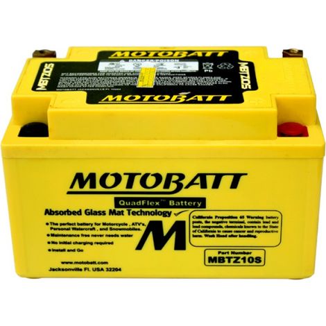 BATTERIA MOTOBATT AGM MBTZ10S 12V 8Ah BQ032