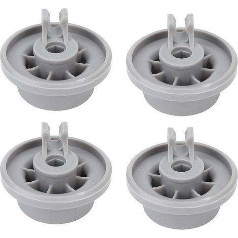 Lot de 4 roulettes de rechange pour panier de lave-vaisselle Bosch 420198 AP2802428 165314 (1/5)