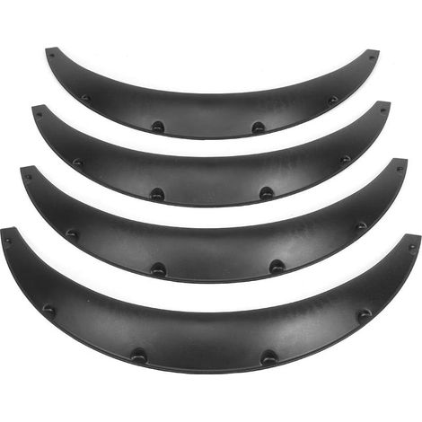 Car fender flares, 4pcs 90mm/3.5in flares Universal Flexible Wide Arches eyebrow Wheel guards Splash Guard for SUV Car Off-Road