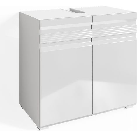 Waschbeckenunterschrank Freddy, Weiß, 60 x 60 cm, Vicco (1/5)