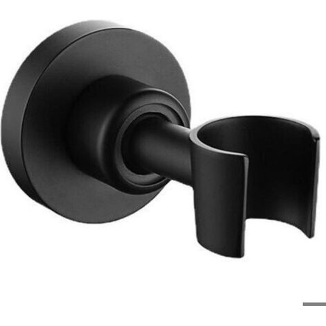 Support de Pommeau de Douche Support Douche Noir en Acier Inoxydable 304 Pour Pommeau de Douche Support Douchette à Main Universel (1/4)