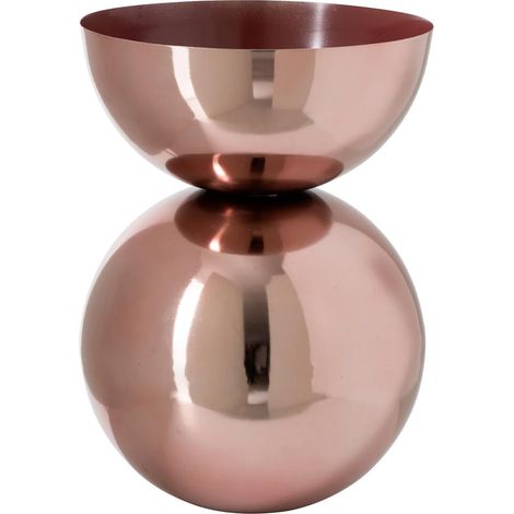 Vase Design Brillant "Edda" 43cm Cuivre (1/4)