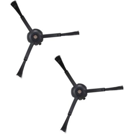 Pair Lot de 3 brosses latérales triangulaires compatibles Roborock S8 / S8+ / S8 Pro Ultra, coloris noir (1/5)