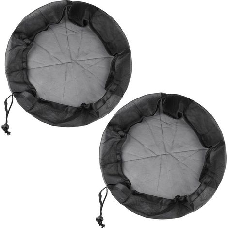 Lot de 2 filets de protection réglables en maille de 60 cm pour barils d'eau (1/5)