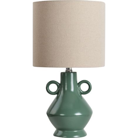 Tischlampe KERULEN Keramik Grün