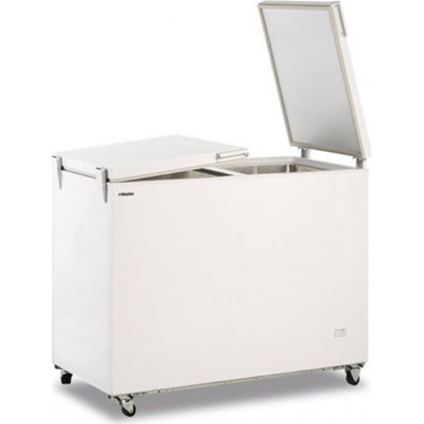 Congélateur statique à coffre avec porte pleine avec système flip-flop Modèle FR300FLP - KlimaItalia