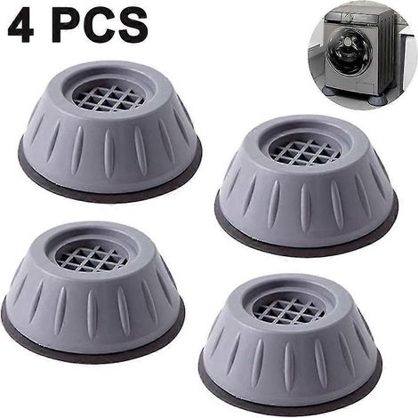 Patins anti-vibrations pour lave-linge, pieds en caoutchouc antidérapants et silencieux, coussinets amortisseurs pour lave-linge et sèche-linge (1/5)