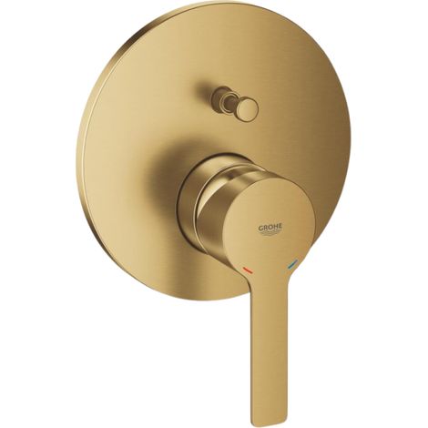 Façade robinet encastré monocommande 2 sorties GROHE Lineare Cool Sunrise (1/4)