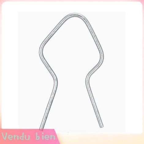 Garosa Clips de poteau en T Lot De 100 Attaches En T Torsadées Robustes En Fil D'acier Galvanisé Pour Le moto fixation Carré (1/4)