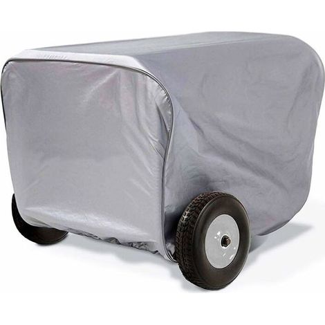 Housse de protection pour générateur d'onduleur et générateur portable en extérieur Argenté 63.5X60X51.5cm (1/5)