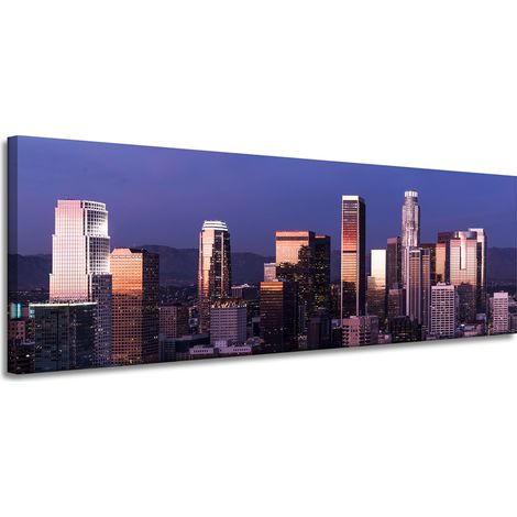 Lienzo impreso Arquitectura de Los Ángeles 150 x 50 cm
