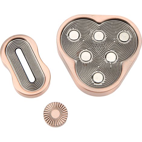 Glisseur Anti-Stress Métal Clic Triangle Portable Jouet Sensoriel pour le Travail (1/5)