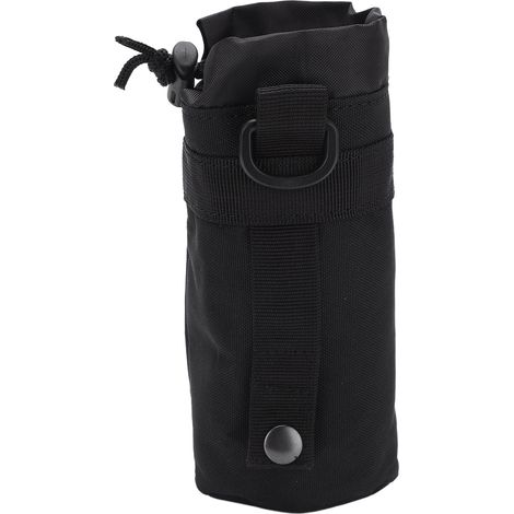 Pochette Porte-Bouteille d'Eau pour Vélo, Sac Hydratation Léger et Portable pour Randonnée et Sports Extérieurs Noir