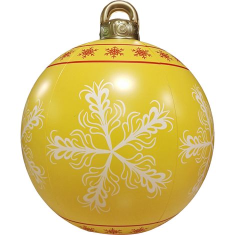 Aufblasbare Weihnachtskugel aus PVC mit LED-Beleuchtung, Typ 6 (1/2)
