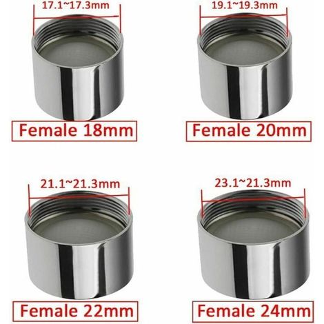Aérateur de robinet de remplacement femelle 20 mm NPT pour éviers de cuisine et salles de bain (1/3)