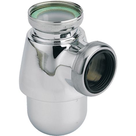 Siphon bidet chrome sortie D32mm non réglable - VALENTIN - 15630000000