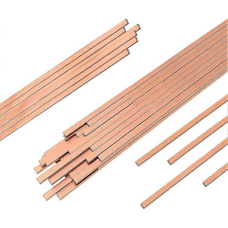50 Lötstäbe in Industriequalität (0,050" x 1/8" x 10") für Klimaanlagen, Kälteanlagen und Kühlraumgeräte (1/5)