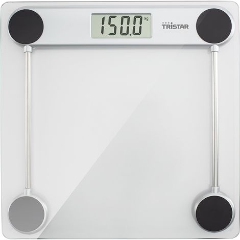 Digitale Personenwaage, 30x30cm bis 150kg, 100g-Messungen (1/5)