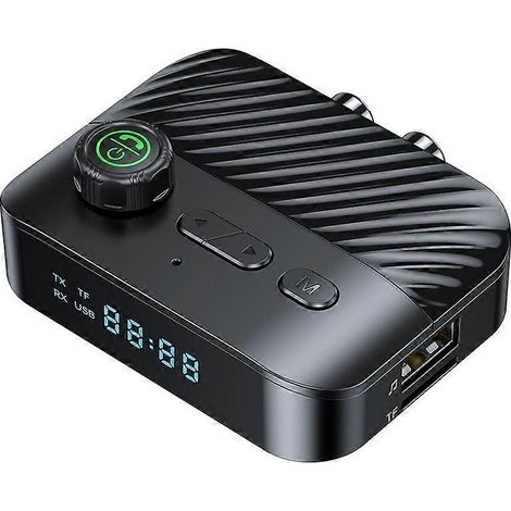 Émetteur-récepteur Bluetooth 5.3 pour TV, adaptateur audio mains libres sans fil pour TV et voiture (1/5)