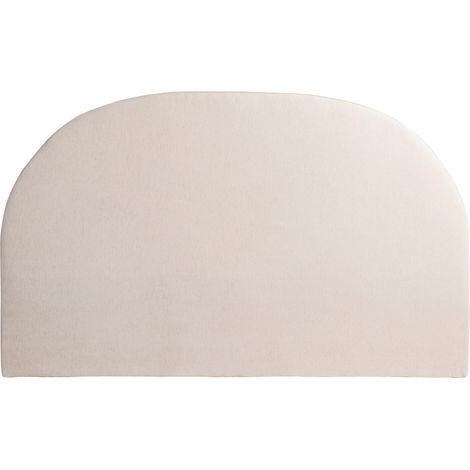 Tête de lit en coton et lin demi-lune L170cm - Naturel - NOUSSA (1/5)