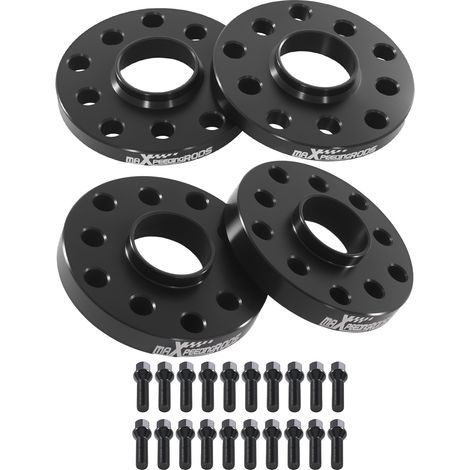 2x15mm 2x20mm Wheel Spacers 5x100 5x112 57.1mm For Audi TT 1998- A3 1996 A2 A1 (1/5)