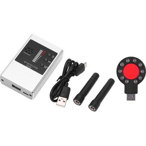 Détecteur de signaux caméra espion scanner rechargeable outil de détection argent pour maison pièce voiture