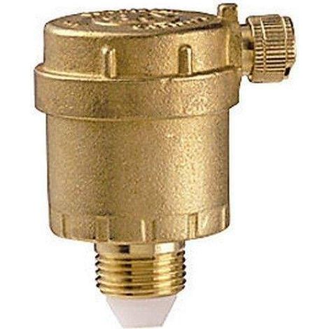 Giacomini – Purgeur d'air automatique 1/4" – Évacuation 30 litres/min à 3 bar – Fonctionne jusqu'à 115°C – Pression maxi 14 bar (1/3)