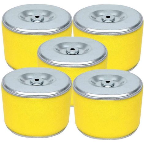 Lot de 5 filtres à air 17210-ZE3-505 et 17210-ZE3-010 avec préfiltre, pour moteurs GX390 13 CV et GX340 11 CV. (1/5)