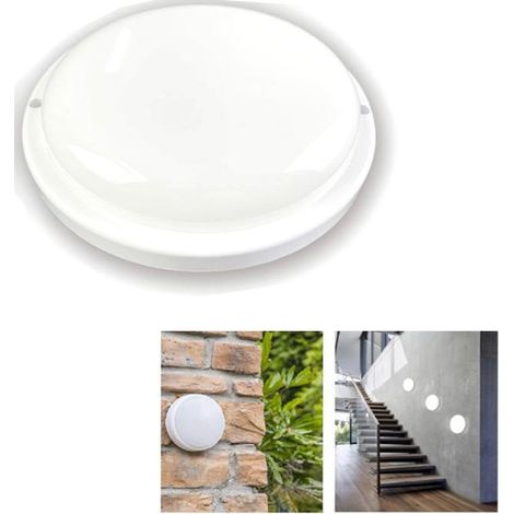 PLAFONIERA APPLIQUE LED SOFFITTO IP65 18W LUCE BIANCO NATURALE 4000K FC-102