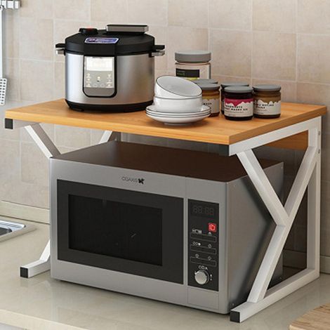 Étagère de rangement pour four à micro-ondes, support de four, étagère métallique pour armoire (1/5)