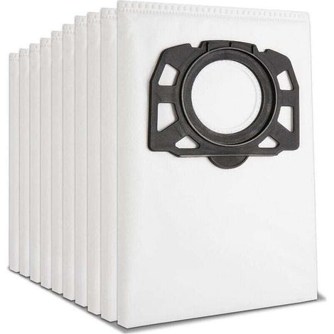 Pack de de 10 sacs aspirateur pour Kärcher 2.863-006.0, XU, Sacs de rechange Aspirateur pour Kärcher WD4 WD5 WD6 WD5P WD6P Premium MV4 MV5 MV6 (1/4)