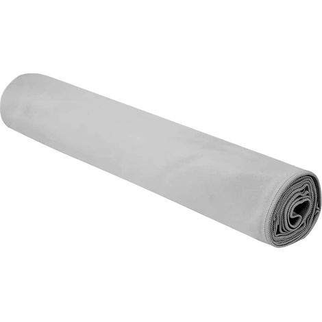 Serviettes de sport 2 pcs Gris 180 x 90 cm