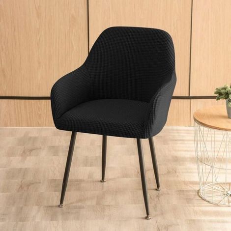 Housse de Chaise Extensible avec Accoudoirs - Parfait pour Salon et Salle à Manger - (1/5)