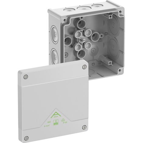 Spelsberg 80640001 Abzweigkasten (L x B x H) 127 x 127 x 70 mm Grau IP66 1 St.