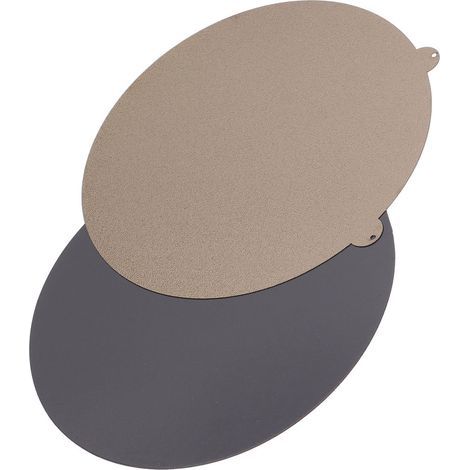 Runde 3D-Druckbettplatte D309mm, flexible Stahlplattform mit doppelseitiger PEI-Beschichtung und Magnetfuß für Flsun V400 (1/5)