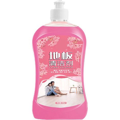Solution de Nettoyage Sol Concentrée Éclatante - Détachant Lavage Sol Cerise 500ml avec Couvercle Latitude (1/5)