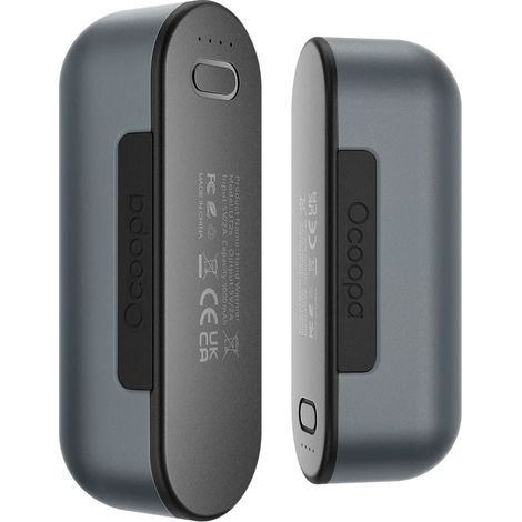 Ocoopa UT2s, 2 x 8 h, 2 x 5000 mAh, Powerbank, grau