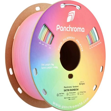 Polymaker CA05001 Panchroma™ Gradient Satin Filament PLA multicolore, satiné 1.75 mm 1000 g arc-en-ciel 1 pc(s)