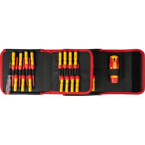 JBM54562 Jeu de tournevis interchangeables isolés, 25 pièces