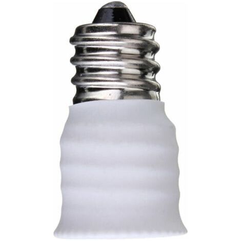 3x E12 vers E14 Adaptateur Adaptateur Ampoule LED Adaptateur Blanc Adaptateur (1/5)