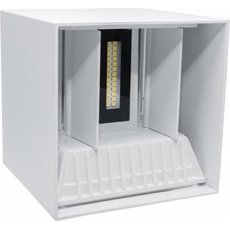 Applique A Parete Faretto 52 Led Luce Calda 22 Watt Esterno Interno Ip65 Es66bc (1/4)