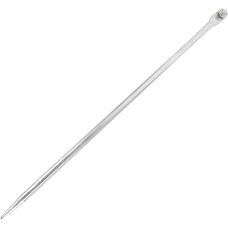 Barre de terre en fer galvanisé robuste de 48 cm pour mise à la terre électrique dans la maison avec design à trou unique pour une installation facile et une protection de l'appareil (1/5)