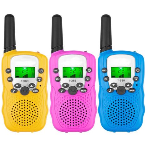 Lot de 3 talkies-walkies pour enfants, jouets radio bidirectionnels pour garçons et filles-AquaForge (1/4)